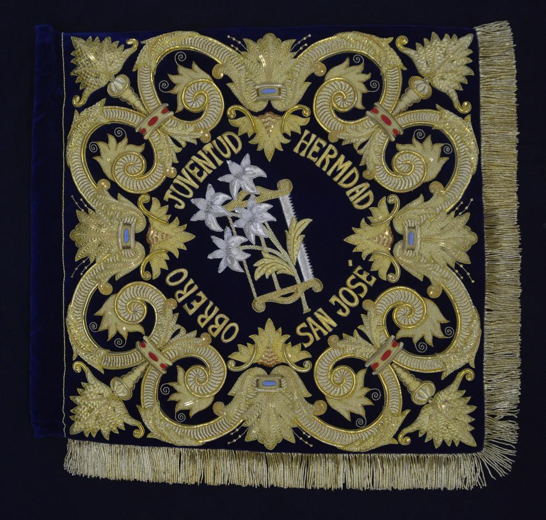 BANDERÍN DE LA JUVENTUD HDAD. DE SAN JOSÉ OBRERO (SEVILLA)